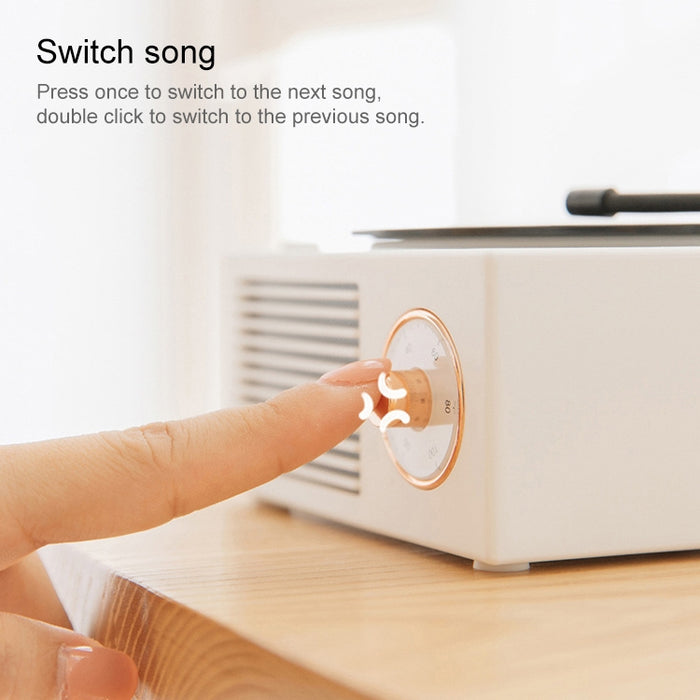 B10 Atomic Altavoces Bluetooth Reproductor de vinilo retro Escritorio Inalámbrico Creativo Multifunción Mini altavoces estéreo, X10