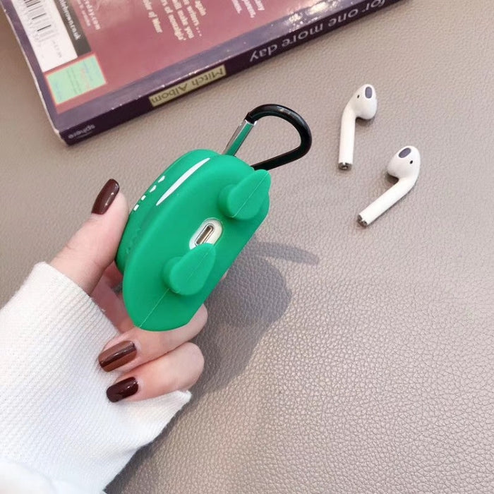 Para Apple AirPods 1/2 generación Universal inalámbrico lindo dinosaurio Bluetooth funda protectora para auriculares