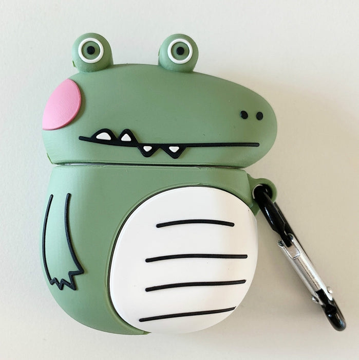 Para Apple AirPods 1/2 generación Universal inalámbrico lindo dinosaurio Bluetooth funda protectora para auriculares