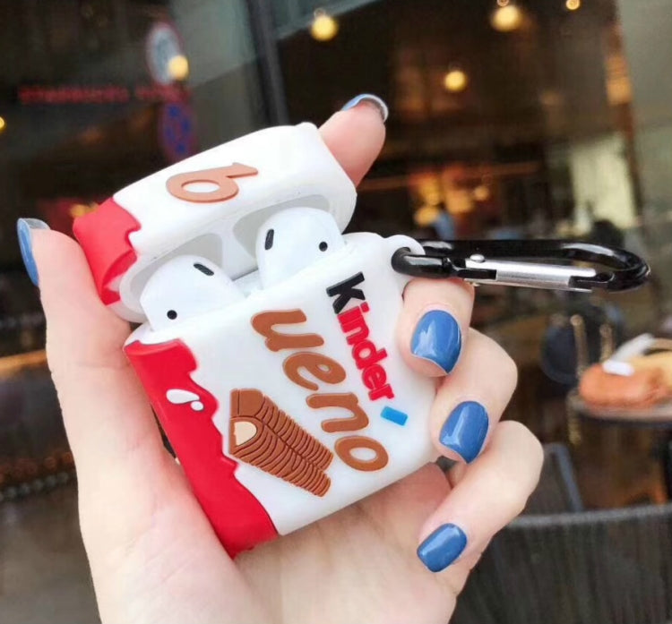 Para Apple AirPods 1/2 Generación Universal Inalámbrico Kinder Chocolate Bluetooth Funda protectora para auriculares
