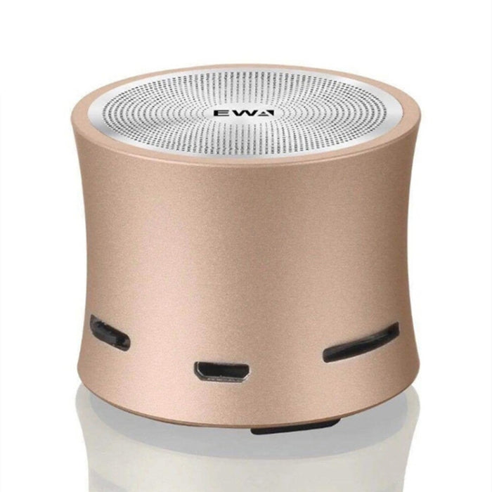 EWA A104 Altavoz Bluetooth Reproductor de MP3 Altavoz portátil Metálico Entrada USB Reproductor de MP3 Altavoz estéreo multimedia