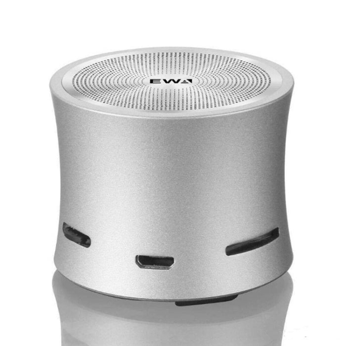 EWA A104 Altavoz Bluetooth Reproductor de MP3 Altavoz portátil Metálico Entrada USB Reproductor de MP3 Altavoz estéreo multimedia