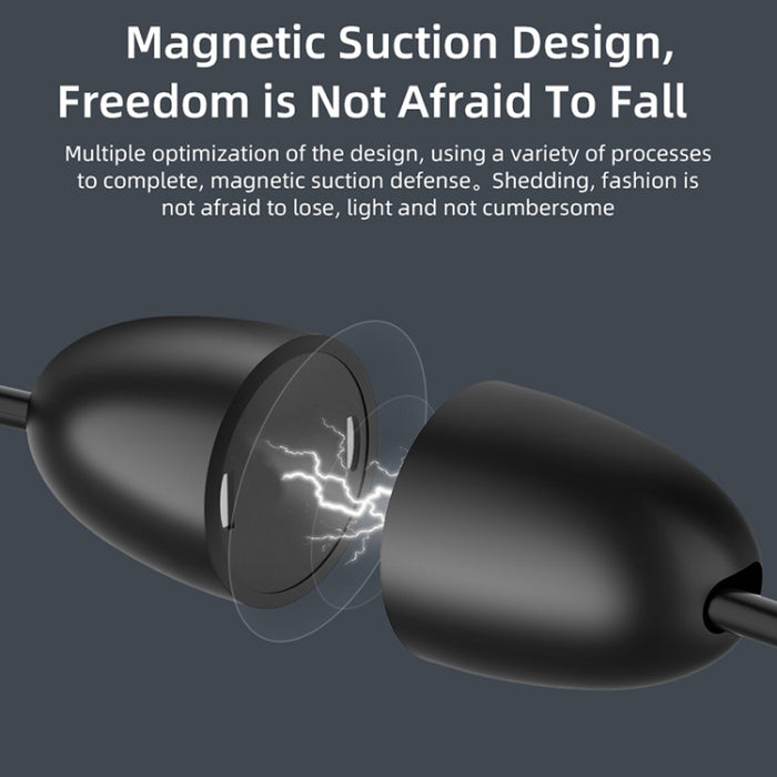 BT313 Auriculares magnéticos Deporte Auriculares inalámbricos Manos libres bluetooth HD Estéreo Auriculares bajos con micrófono