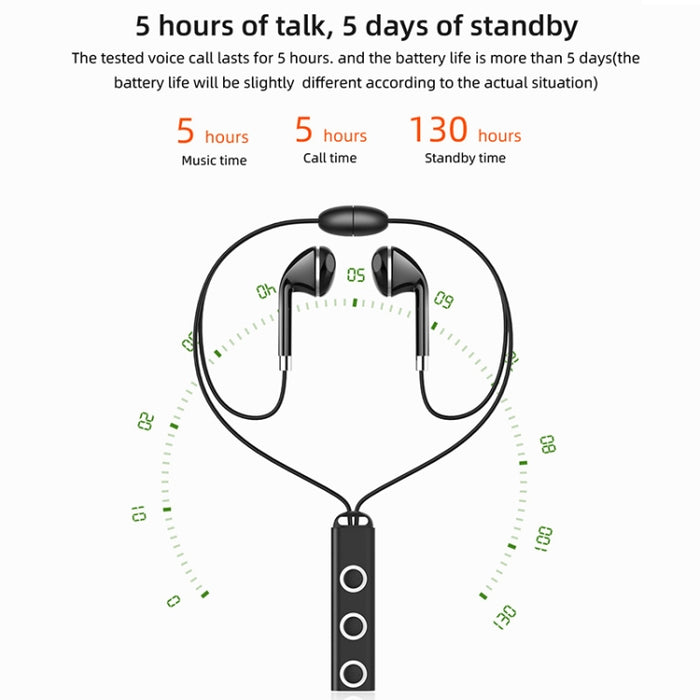 BT313 Auriculares magnéticos Deporte Auriculares inalámbricos Manos libres bluetooth HD Estéreo Auriculares bajos con micrófono