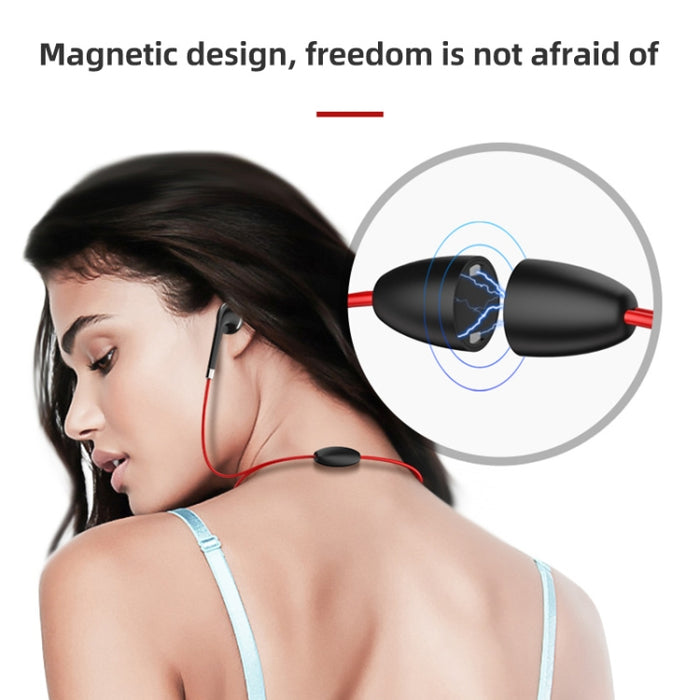 BT313 Auriculares magnéticos Deporte Auriculares inalámbricos Manos libres bluetooth HD Estéreo Auriculares bajos con micrófono