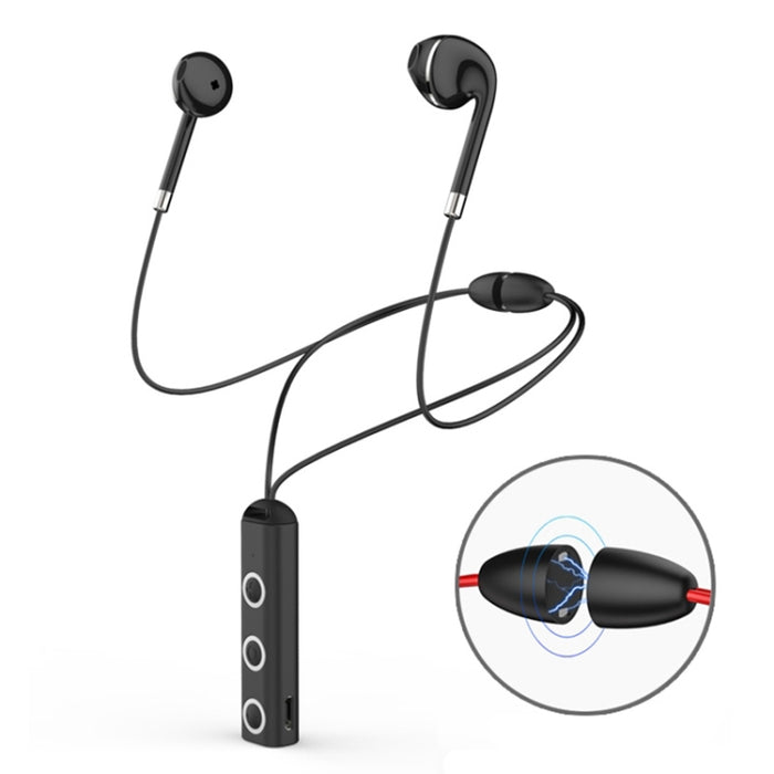 BT313 Auriculares magnéticos Deporte Auriculares inalámbricos Manos libres bluetooth HD Estéreo Auriculares bajos con micrófono