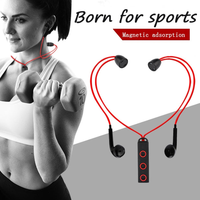 BT313 Auriculares magnéticos Deporte Auriculares inalámbricos Manos libres bluetooth HD Estéreo Auriculares bajos con micrófono