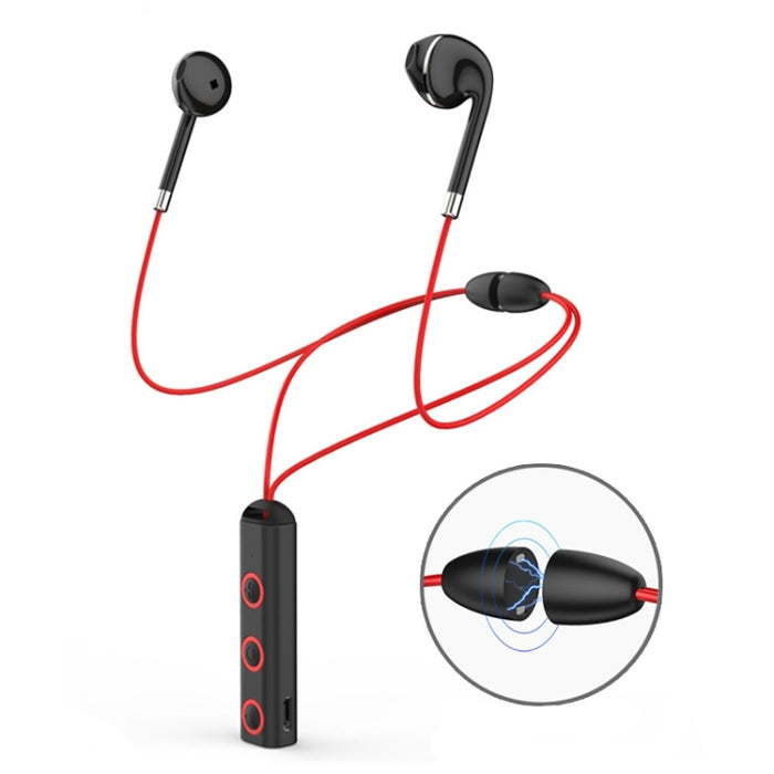 BT313 Auriculares magnéticos Deporte Auriculares inalámbricos Manos libres bluetooth HD Estéreo Auriculares bajos con micrófono