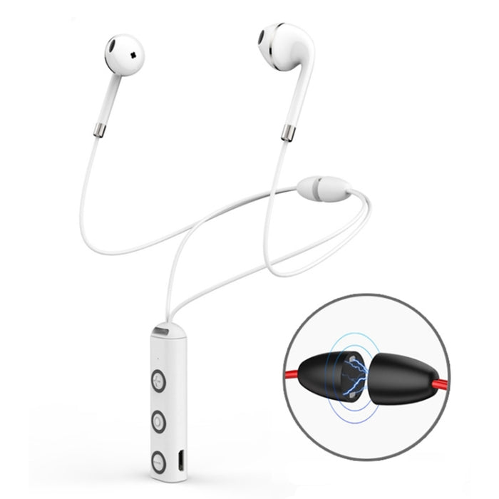 BT313 Auriculares magnéticos Deporte Auriculares inalámbricos Manos libres bluetooth HD Estéreo Auriculares bajos con micrófono