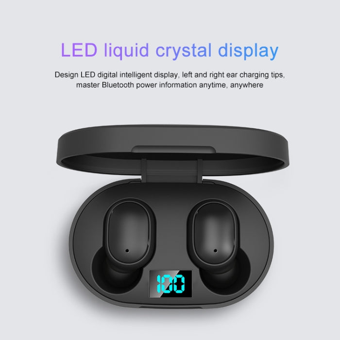 E6S Pantalla LED Auriculares inalámbricos TWS Bluetooth V5.3 Auriculares impermeables Bluetooth