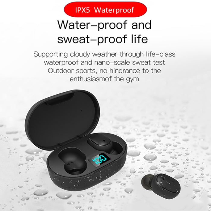 E6S Pantalla LED Auriculares inalámbricos TWS Bluetooth V5.3 Auriculares impermeables Bluetooth