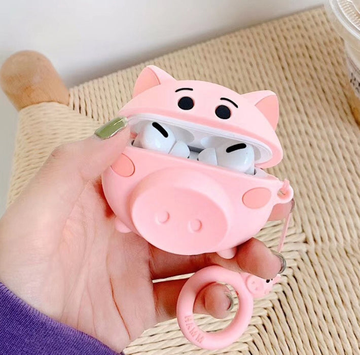 Para Apple AirPods Pro Stereo Pig Funda protectora para auriculares Bluetooth