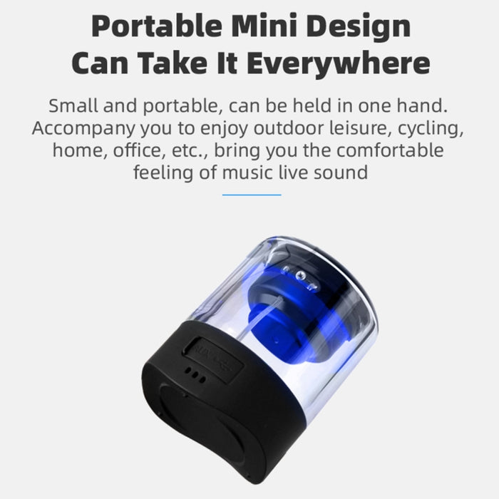 Altavoz Bluetooth de absorción magnética Fineblue MK-22 TWS con altavoz de luz LED