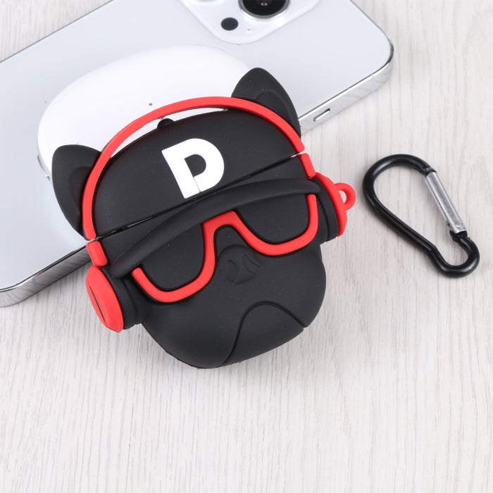 Para Apple AirPods 1/2 Generación Universal Angel Devil Bluetooth Funda protectora para auriculares