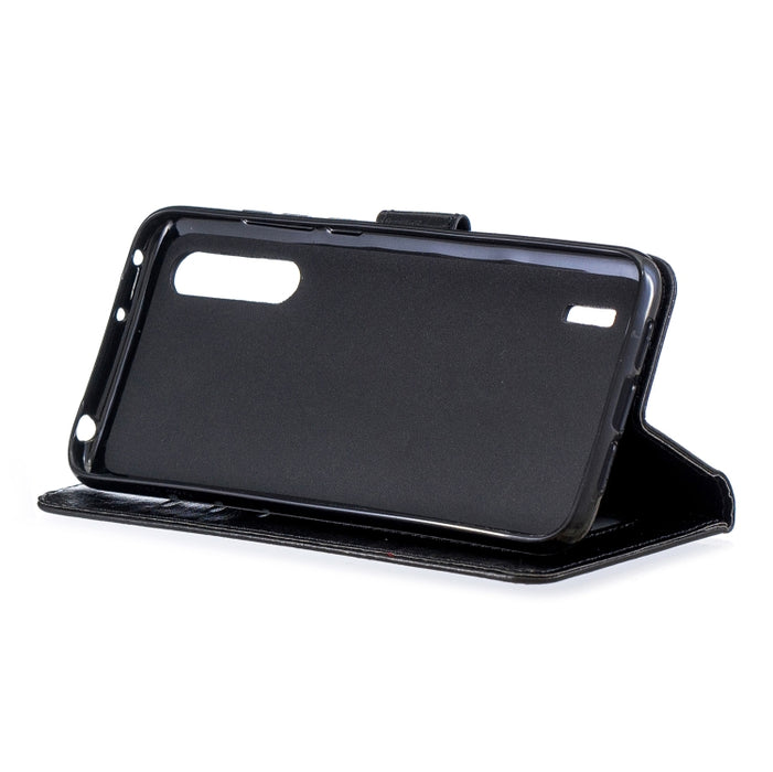 Para Xiaomi Mi 9 Lite / CC9 Crazy Horse Texture Funda de cuero con tapa horizontal con soporte y ranuras para tarjetas y billetera y marco de fotos, For Xiaomi Mi 9 Lite