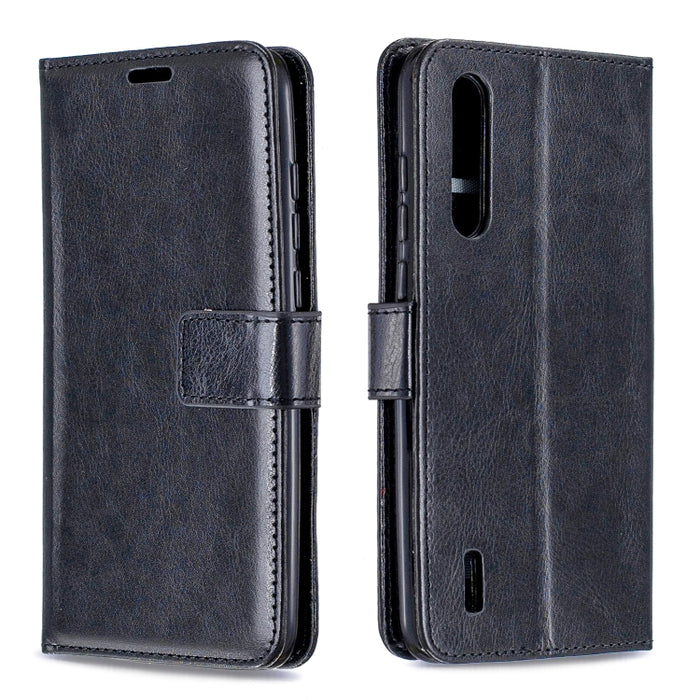 Para Xiaomi Mi 9 Lite / CC9 Crazy Horse Texture Funda de cuero con tapa horizontal con soporte y ranuras para tarjetas y billetera y marco de fotos, For Xiaomi Mi 9 Lite