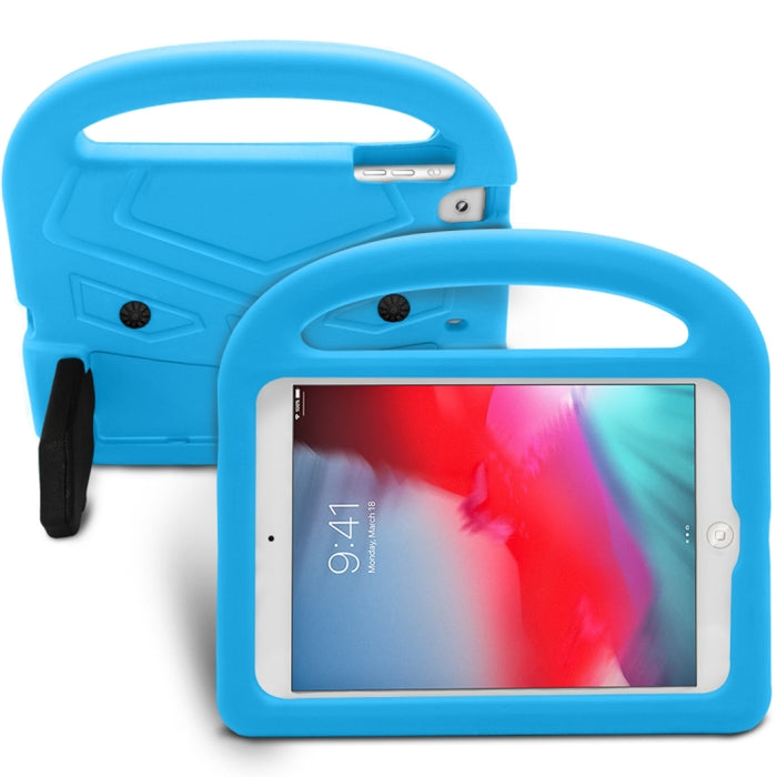 Para iPad Mini 5 / 4 / 3 / 2 / 1 Carcasa protectora anticaída plana para niños estilo gorrión EVA, For iPad Mini 5
