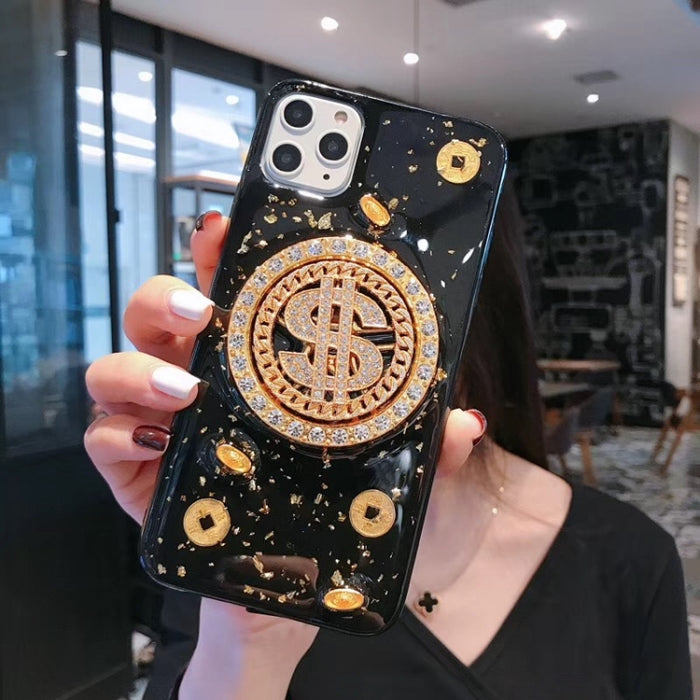 Estuche para teléfono con dispositivo de alivio de dinero giratorio, For iPhone 11 Pro, For iPhone 11, For iPhone 11 Pro Max