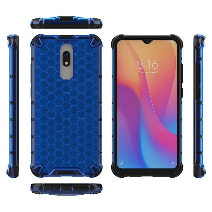 Para Redmi 8 a prueba de golpes Honeycomb PC + TPU Case, For Redmi 8