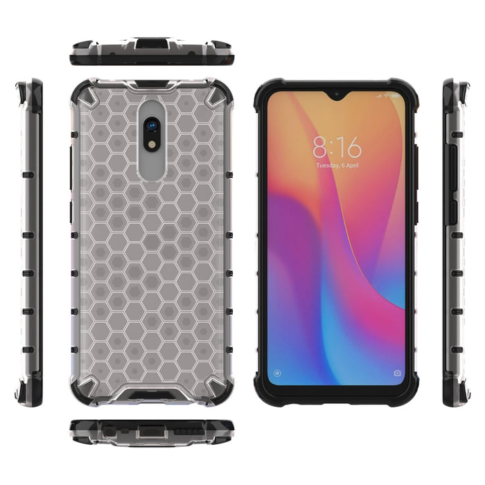 Para Redmi 8 a prueba de golpes Honeycomb PC + TPU Case, For Redmi 8