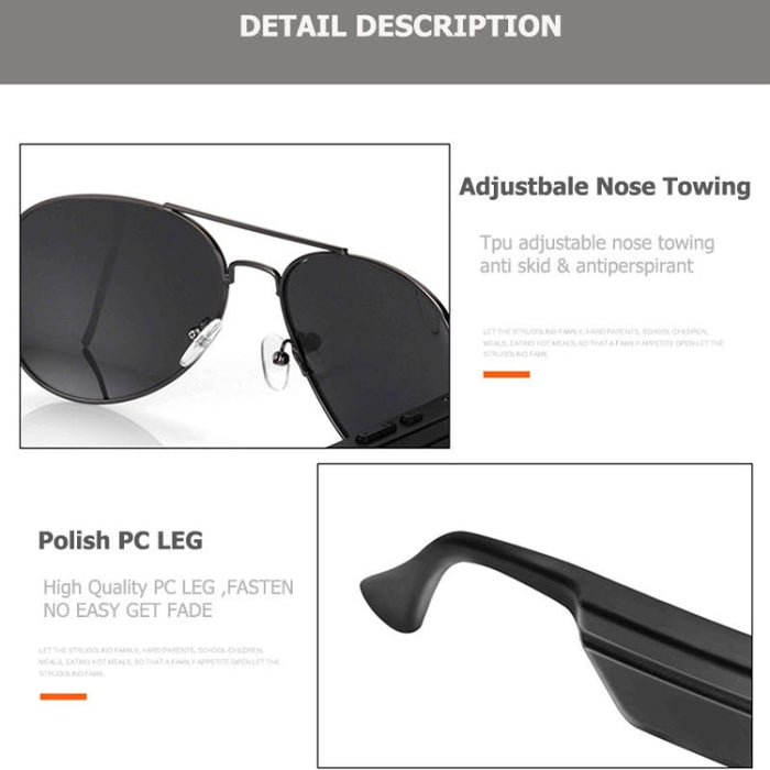 A8 Auricular inalámbrico Bluetooth Auriculares Gafas de sol Auriculares de música Gafas inteligentes Auricular Manos libres con micrófono