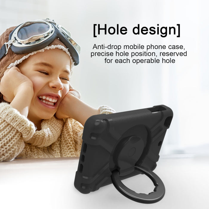 Carcasa protectora plana de EVA + PC con soporte giratorio de 360 °, For iPad MINI1/2/3, For iPad MINI 4/5, For iPad Air/Air2/Pro9.7, For iPad 10.2