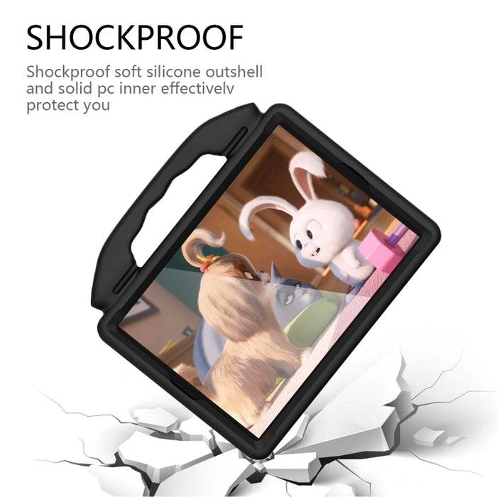 Carcasa protectora anticaída plana de EVA con soporte para el pulgar, For iPad 10.2, For iPad Pro 11 inch, For iPad Pro 10.5 inch, For iPad Air3 10.5  inch