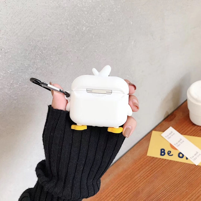 Para Apple AirPods Pro Cute Duck Funda protectora para auriculares Bluetooth
