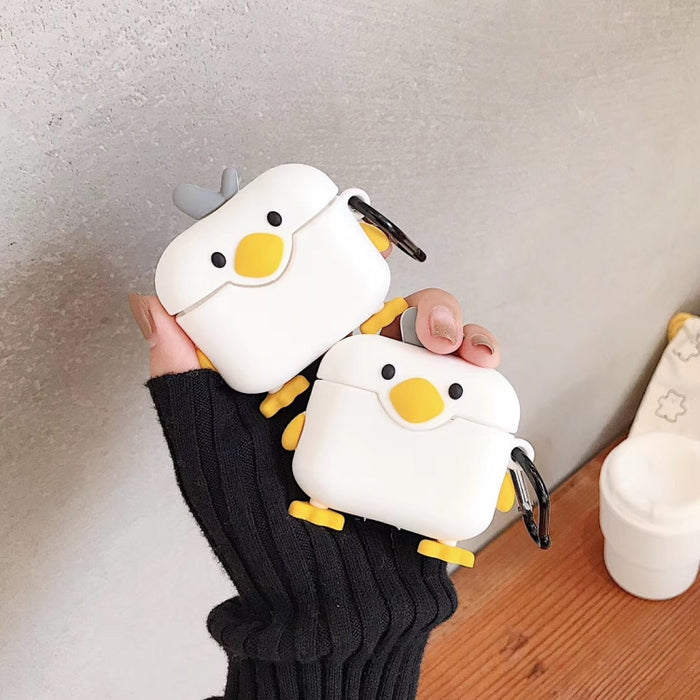 Para Apple AirPods Pro Cute Duck Funda protectora para auriculares Bluetooth