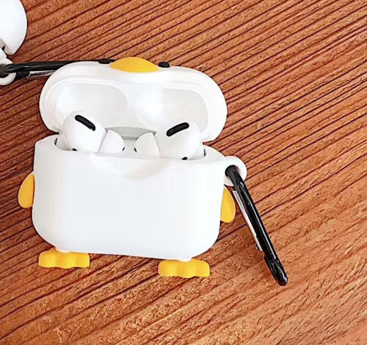 Para Apple AirPods Pro Cute Duck Funda protectora para auriculares Bluetooth
