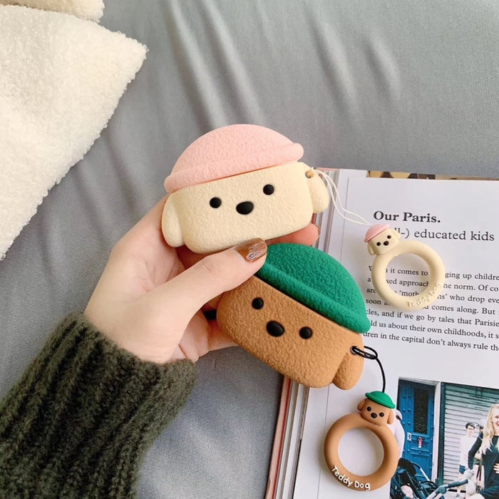 Para Apple AirPods Pro Teddy Dog Funda protectora para auriculares Bluetooth