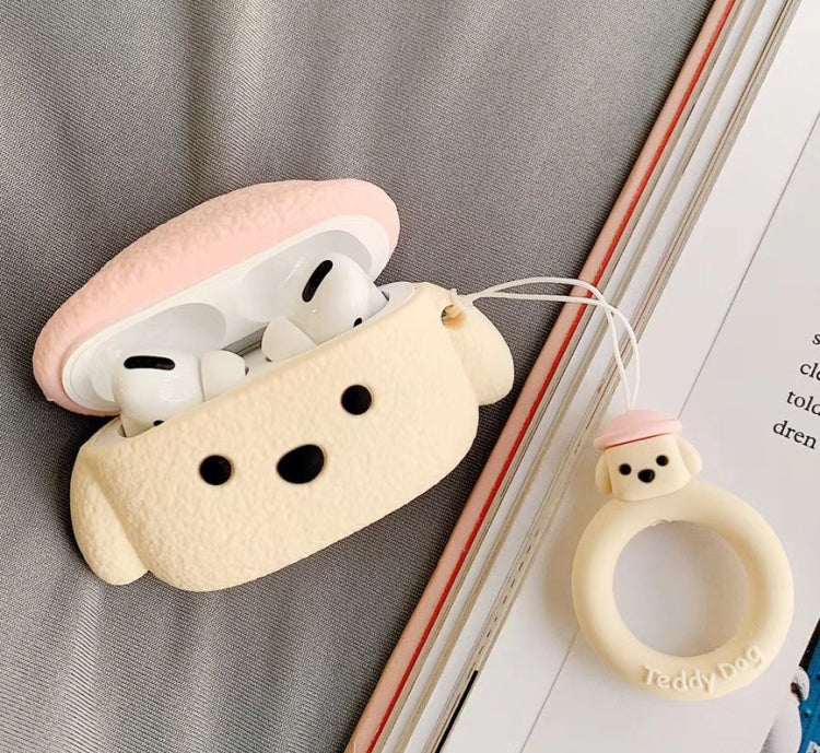 Para Apple AirPods Pro Teddy Dog Funda protectora para auriculares Bluetooth