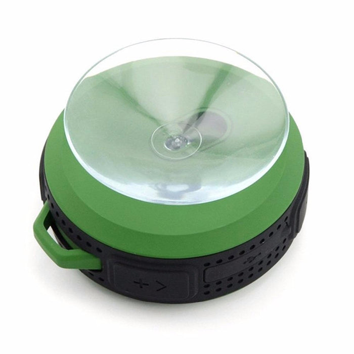 Altavoz inalámbrico con ventosa para coche con Bluetooth para mandril C6a para exteriores, compatible con tarjeta TF