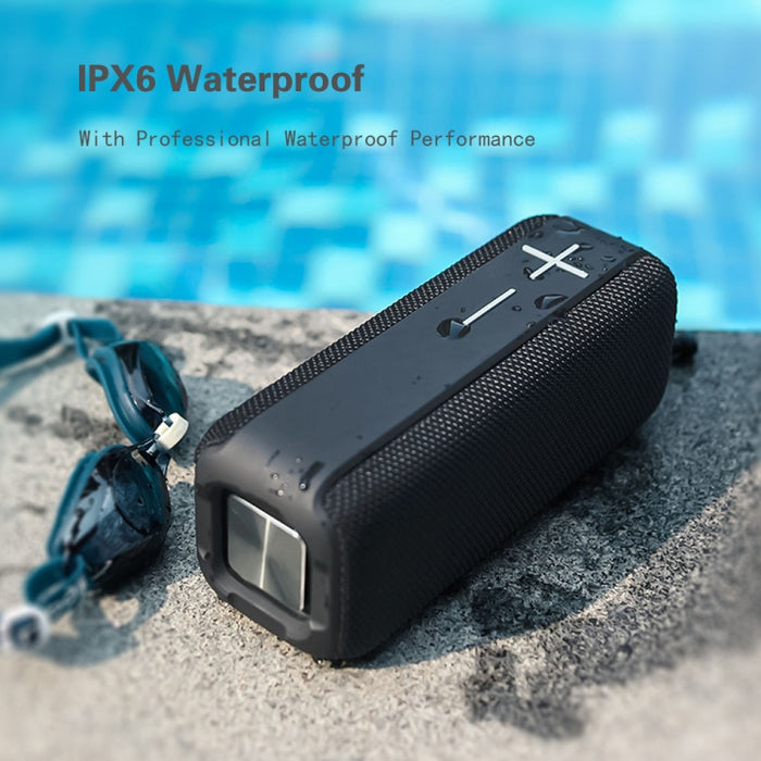 P15 10W Altavoz Bluetooth portátil Altavoz para exteriores Sistema de sonido Estéreo, Soporte TFFM