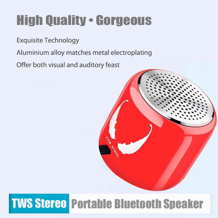 M9 Bluetooth5.0 Subwoofer Altavoz portátil Reproductor de música con cuerpo de aleación de aluminio