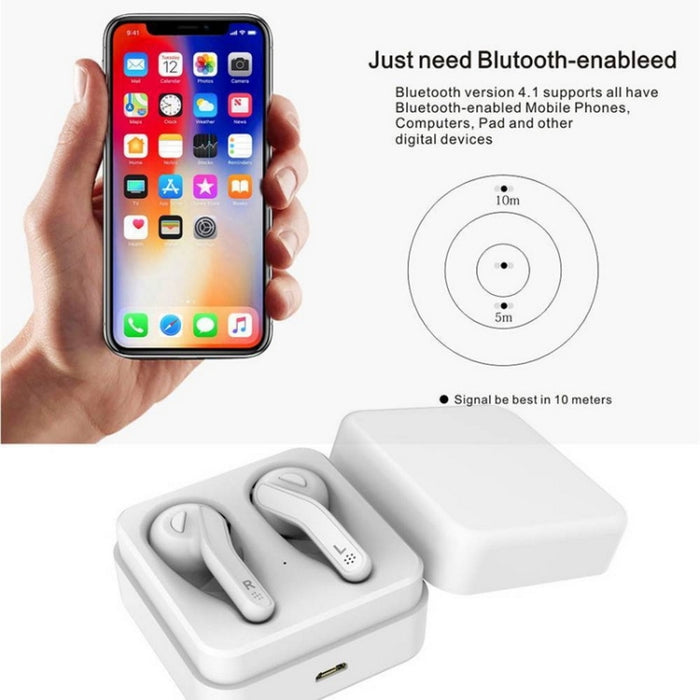 T88 Mini Touch Control Hifi Auriculares inalámbricos Bluetooth TWS Auriculares inalámbricos con caja de cargador