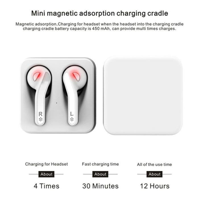 T88 Mini Touch Control Hifi Auriculares inalámbricos Bluetooth TWS Auriculares inalámbricos con caja de cargador