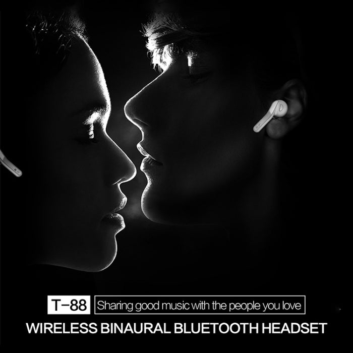 T88 Mini Touch Control Hifi Auriculares inalámbricos Bluetooth TWS Auriculares inalámbricos con caja de cargador