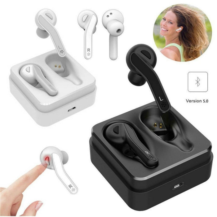 T88 Mini Touch Control Hifi Auriculares inalámbricos Bluetooth TWS Auriculares inalámbricos con caja de cargador