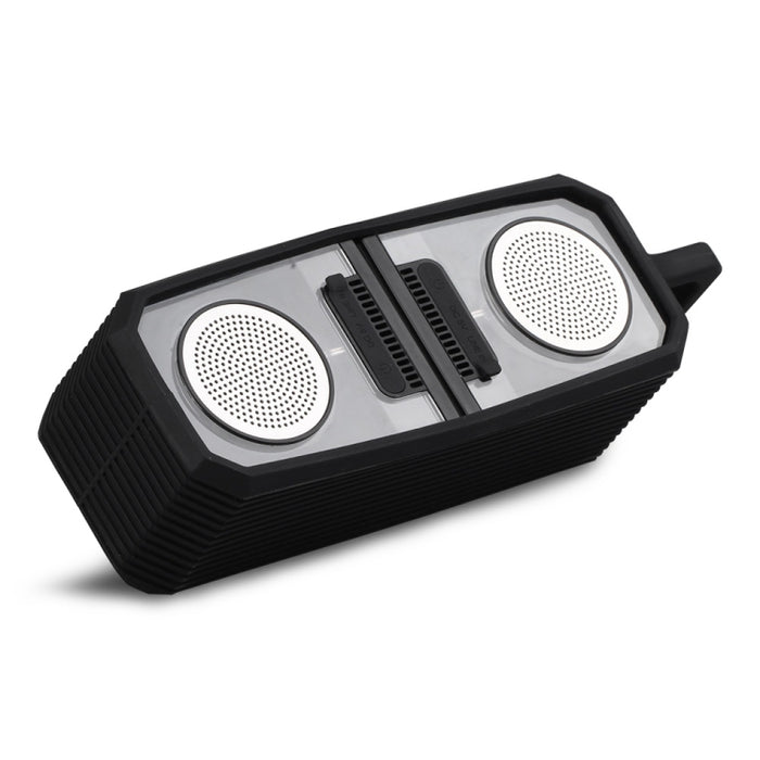 Altavoces Bluetooth transparentes TWS portátiles BT628 10W con base conectable magnética Subwoofer de bajos estéreo para exteriores