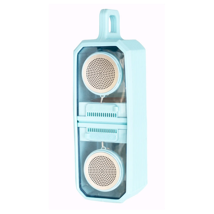 Altavoces Bluetooth transparentes TWS portátiles BT628 10W con base conectable magnética Subwoofer de bajos estéreo para exteriores