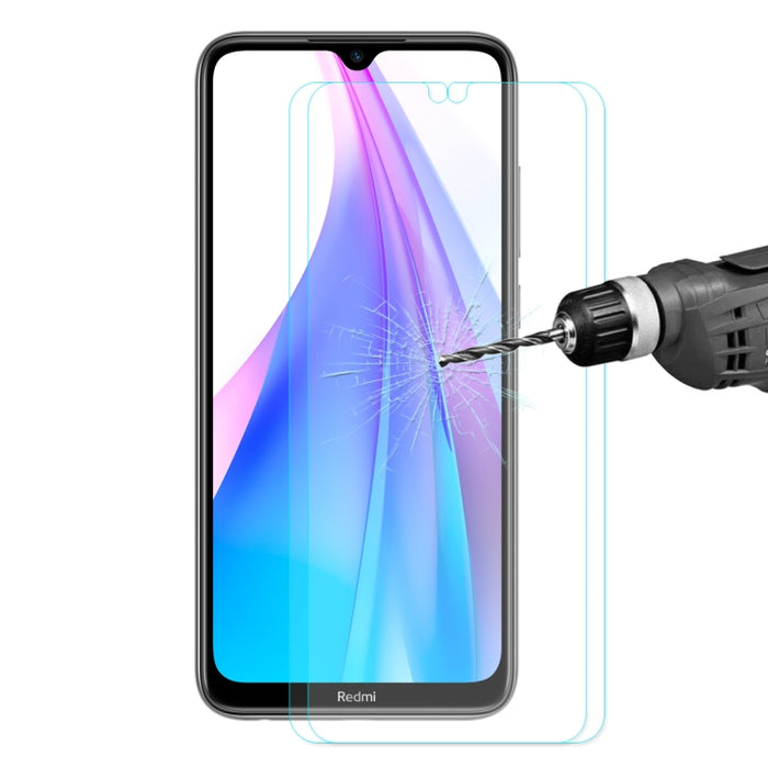 2 PCS ENKAY Hat-prince 0.26mm 9H 2.5D Película de vidrio templado de borde curvo, For Huawei Honor V30 / V30 Pro, For Xiaomi Redmi Note 8T, For Motorola Moto G8 Play, For Huawei Nova 6