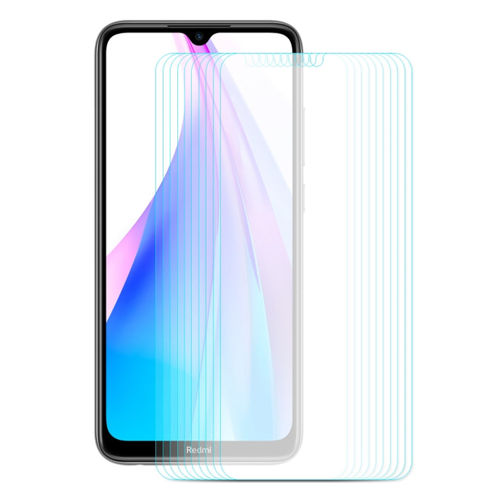 10 PCS ENKAY Hat-prince 0.26mm 9H 2.5D Película de vidrio templado de borde curvo, For Huawei Honor V30 / V30 Pro, For Xiaomi Redmi Note 8T, For Motorola Moto G8 Play, For Huawei Nova 6