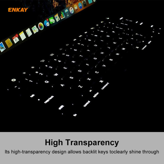 ENKAY para MacBook Pro de 16 pulgadas (A2141) Protector de teclado suave de TPU