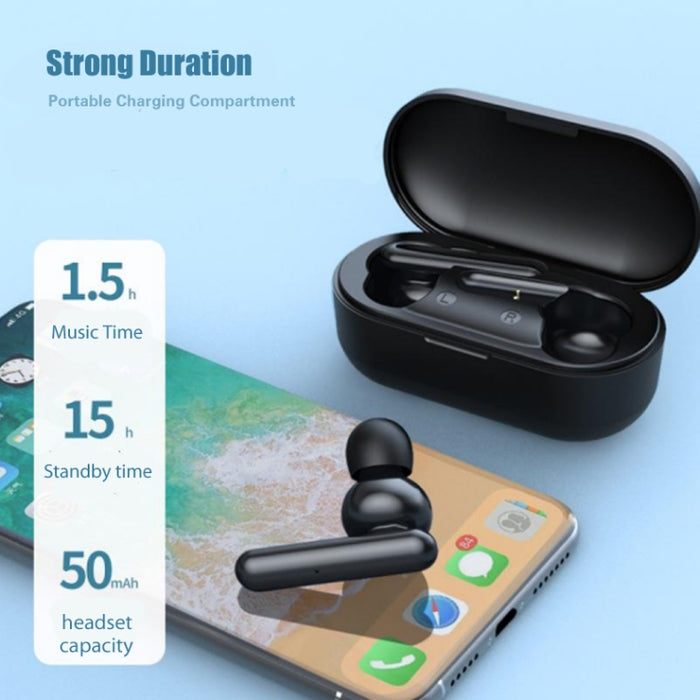T10 Mini Touch Control Hifi TWS Auriculares inalámbricos Bluetooth con micrófono y caja de cargador