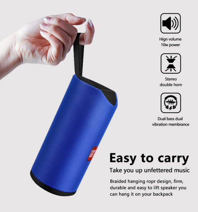 TG113 Altavoces Bluetooth portátiles Altavoz estéreo impermeable para exteriores MP3 Bass Sound Box con radio FM