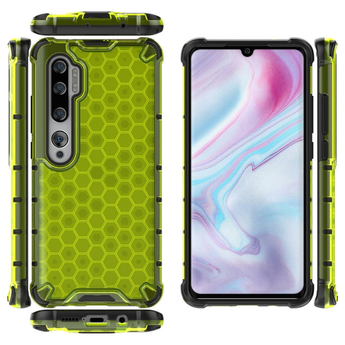 Para Xiaomi Mi Note 10/Mi CC9 Pro Funda PC + TPU a prueba de golpes Honeycomb