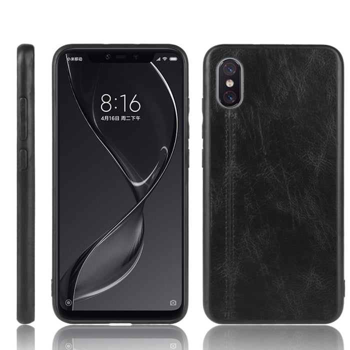 Para Xiaomi Mi 8 Pro Patrón de vaca de costura a prueba de golpes Piel PC + PU + Funda de TPU, For Xiaomi Mi 8 Pro