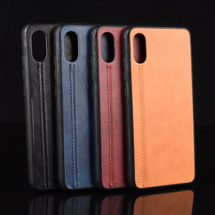 Para Xiaomi Mi 8 Pro Patrón de vaca de costura a prueba de golpes Piel PC + PU + Funda de TPU, For Xiaomi Mi 8 Pro