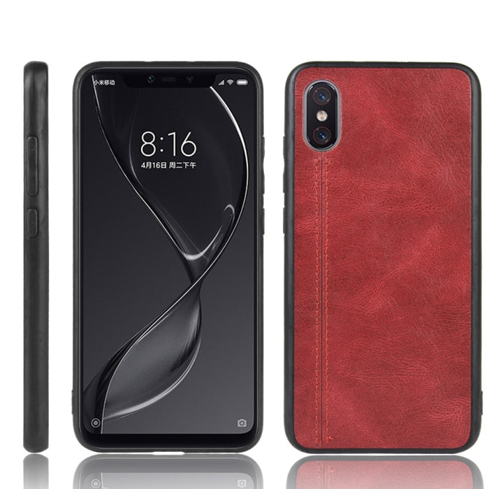 Para Xiaomi Mi 8 Pro Patrón de vaca de costura a prueba de golpes Piel PC + PU + Funda de TPU, For Xiaomi Mi 8 Pro